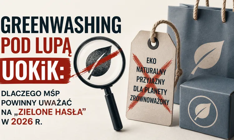 Greenwashing pod lupą UOKiK: dlaczego MŚP powinny uważać na „zielone hasła” w 2026 r.